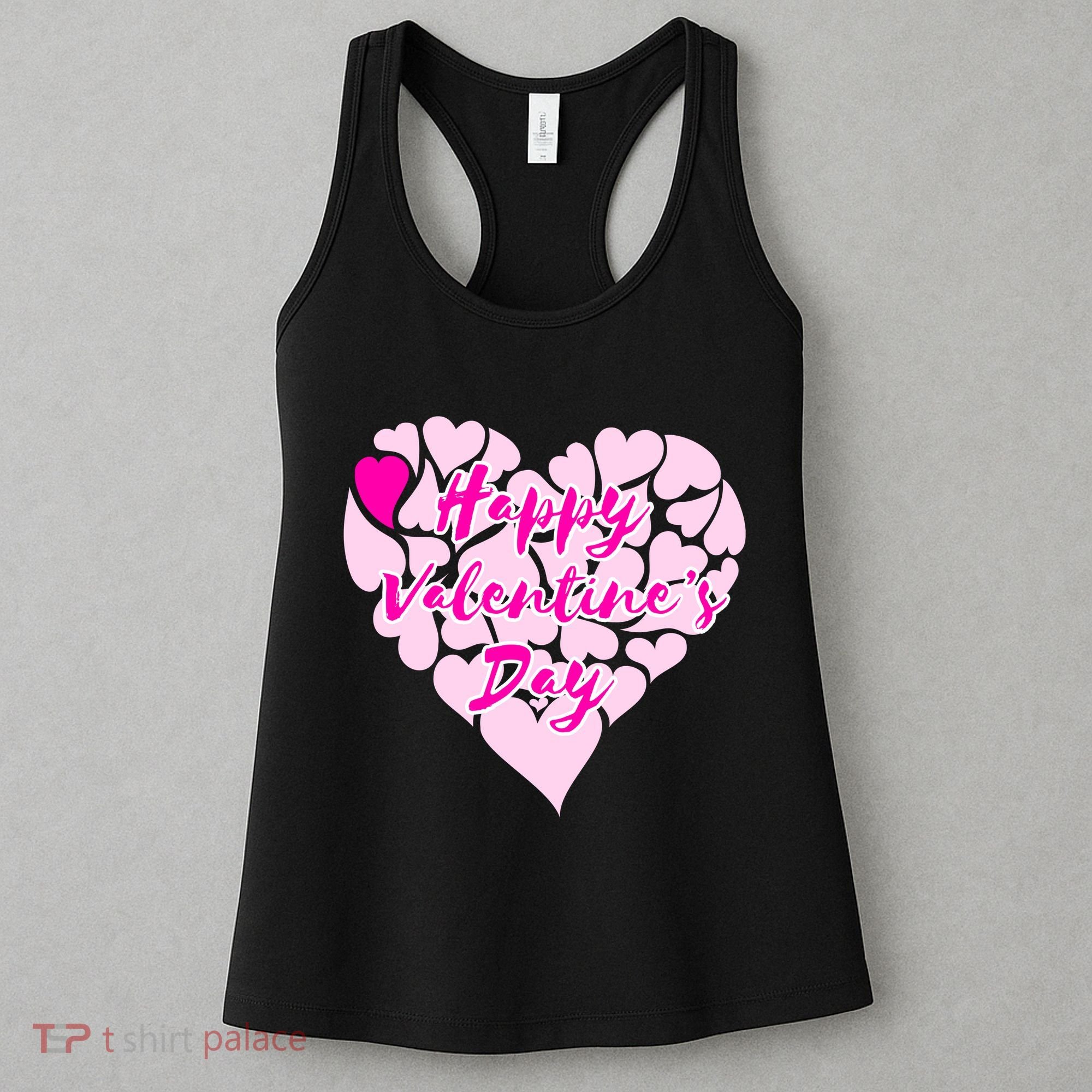 Happy Valentine's Day Heart Shape Logo Women's Tank Top