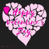 Happy Valentine's Day Heart Shape Logo Hat thumb 2
