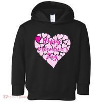 Happy Valentine's Day Heart Shape Logo Toddler Hoodie thumb 0