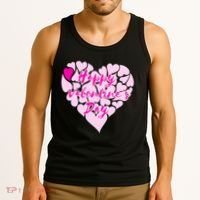 Happy Valentine's Day Heart Shape Logo Tank Top thumb 3