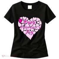 Happy Valentine's Day Heart Shape Logo Women's T-Shirt thumb 0