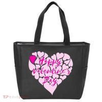 Happy Valentine's Day Heart Shape Logo Tote Bag thumb 0