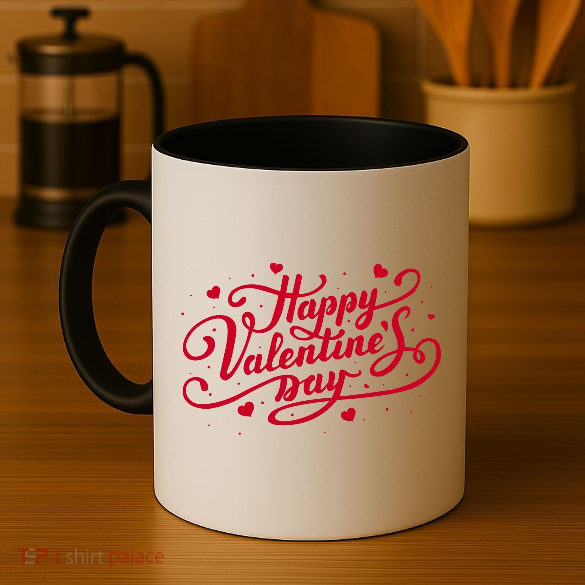 Happy Valentine's Day Simple Logo Coffee Mug