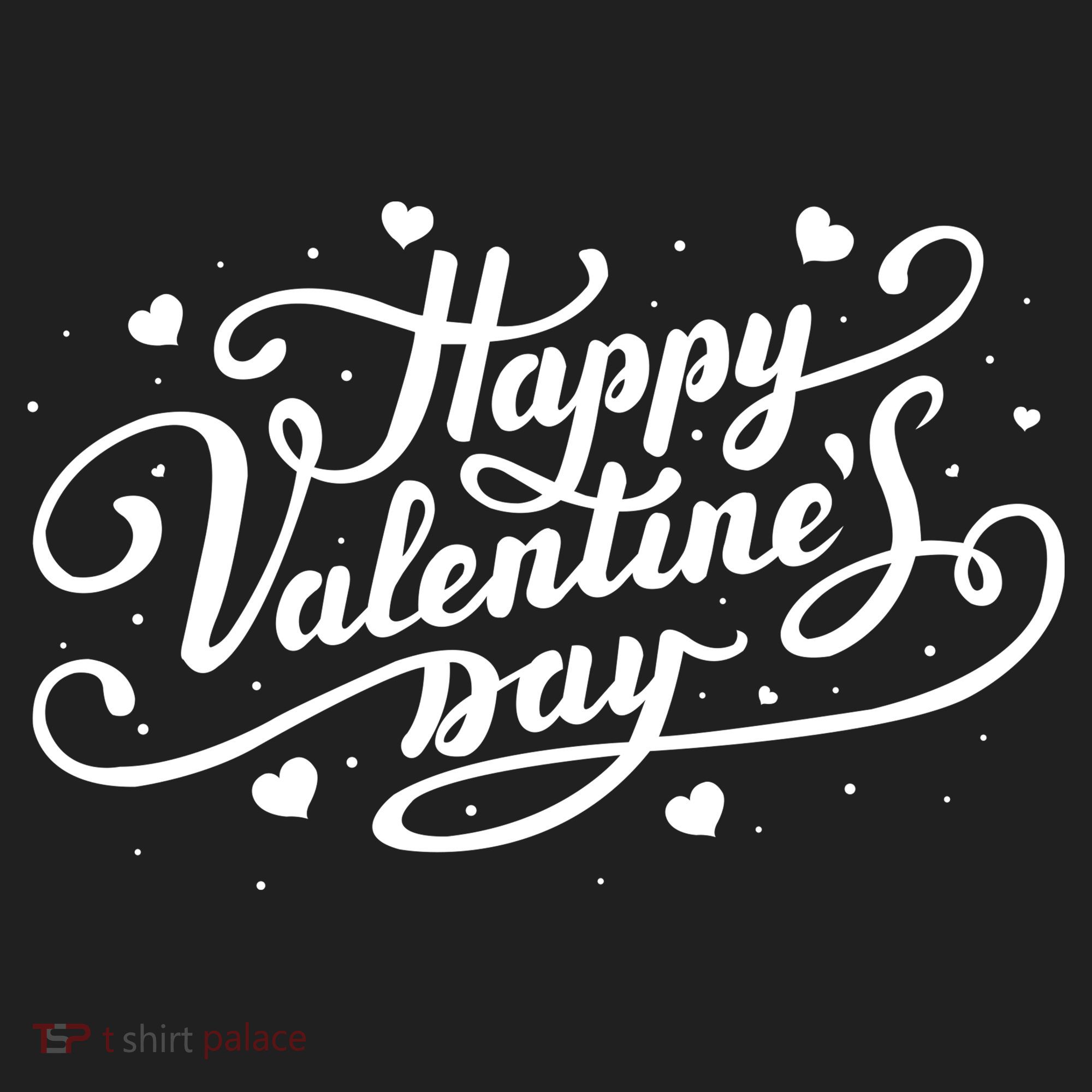 Happy Valentine's Day Simple Logo Beanie