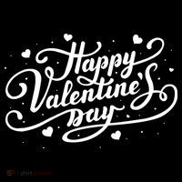 Happy Valentine's Day Simple Logo Women's Hoodie thumb 2