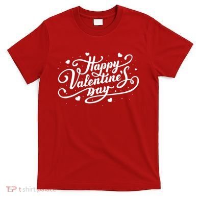 Happy Valentine's Day Simple Logo T-Shirt