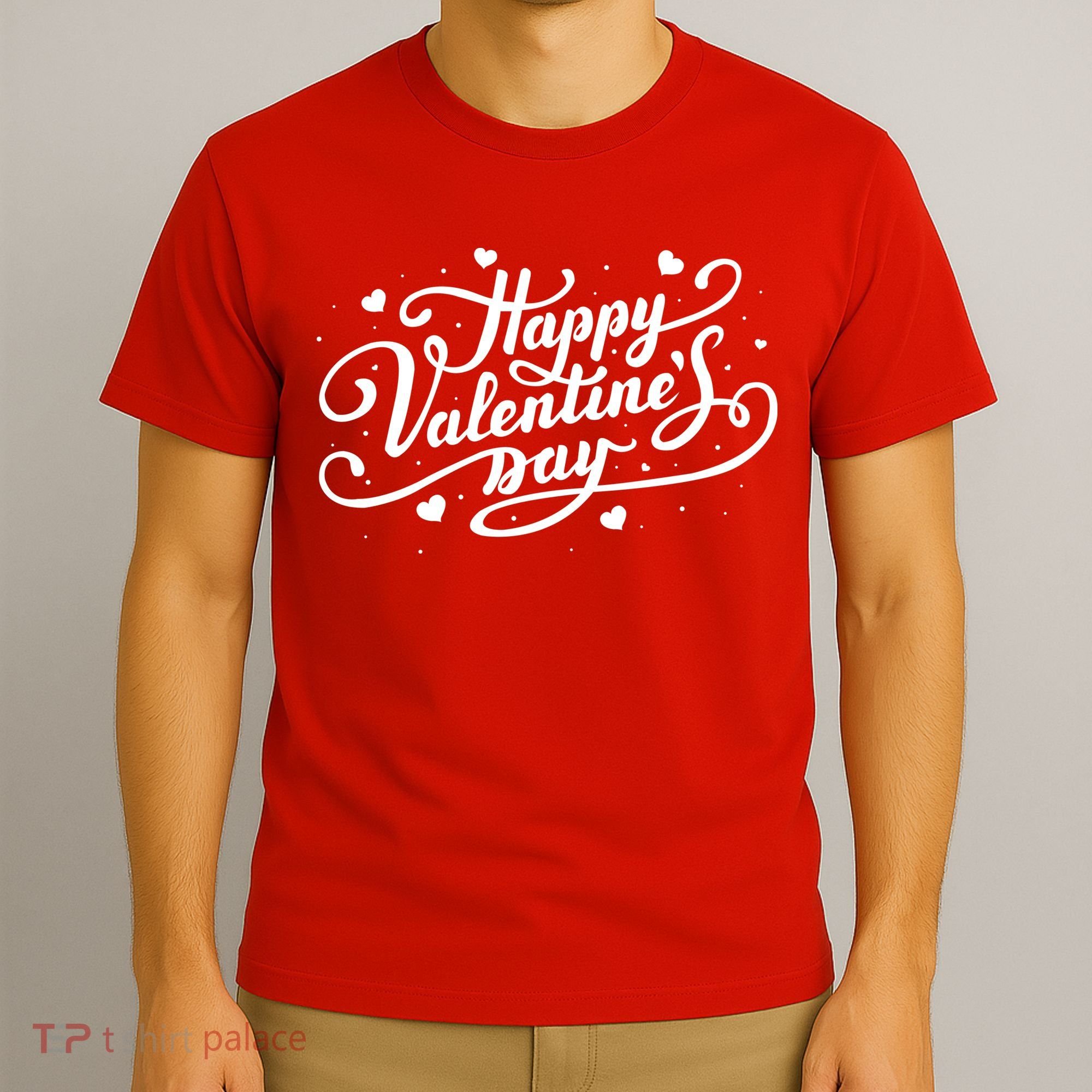 Happy Valentine's Day Simple Logo T-Shirt