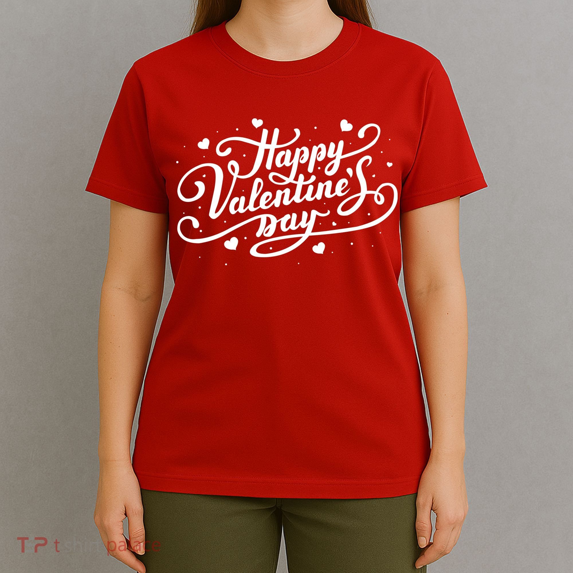 Happy Valentine's Day Simple Logo T-Shirt
