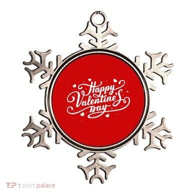 Happy Valentine's Day Simple Logo Ornament