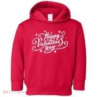 Happy Valentine's Day Simple Logo Toddler Hoodie thumb 0