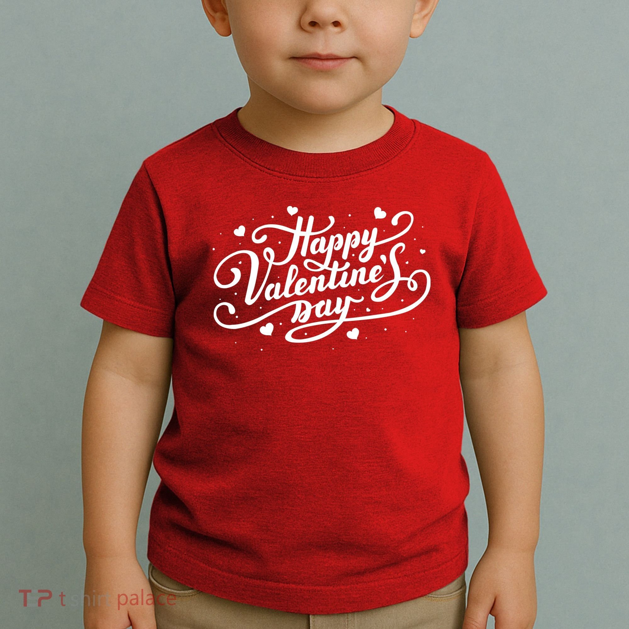 Happy Valentine's Day Simple Logo Toddler T-Shirt