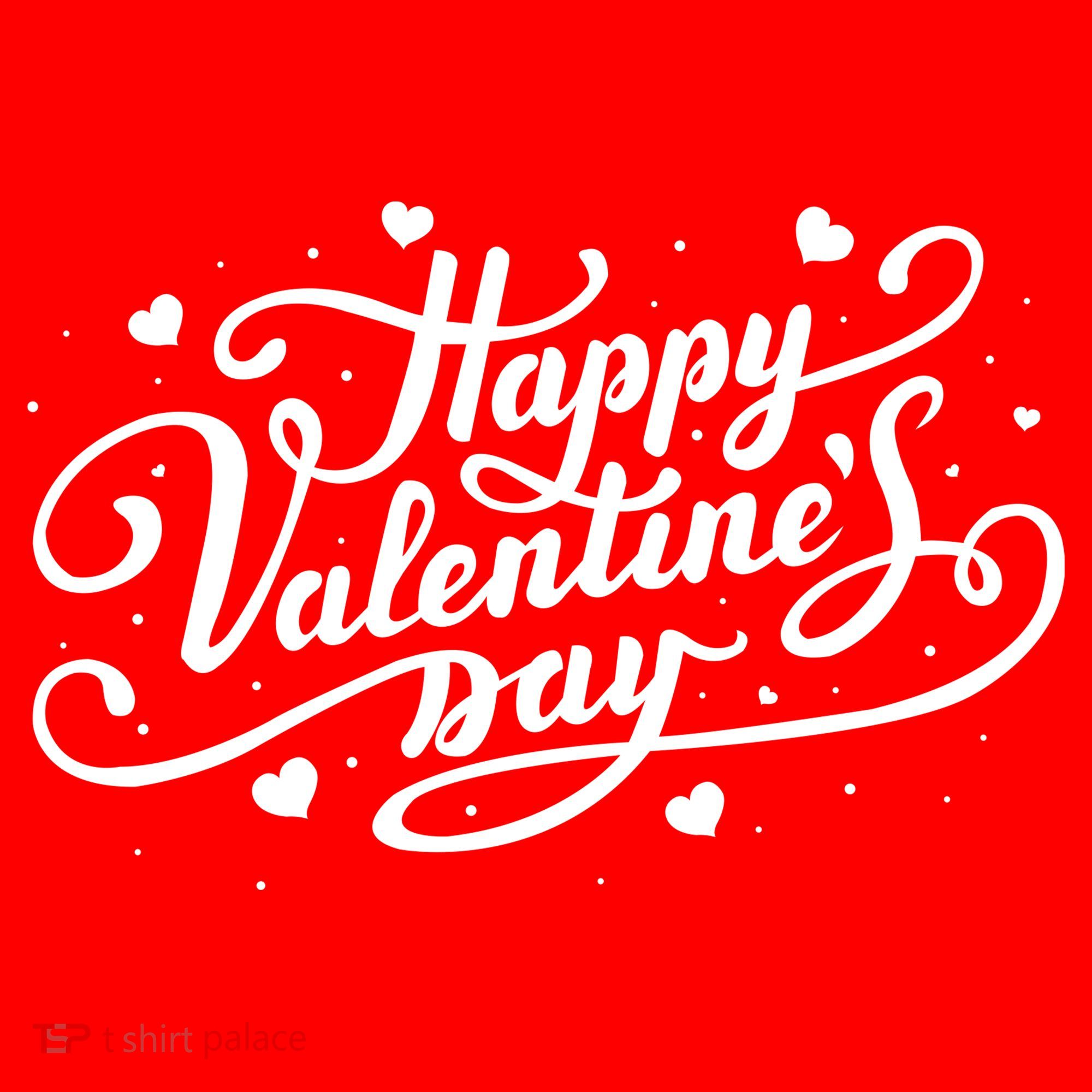 Happy Valentine's Day Simple Logo Kids Sweatshirt