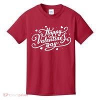 Happy Valentine's Day Simple Logo Kids T-Shirt thumb 0