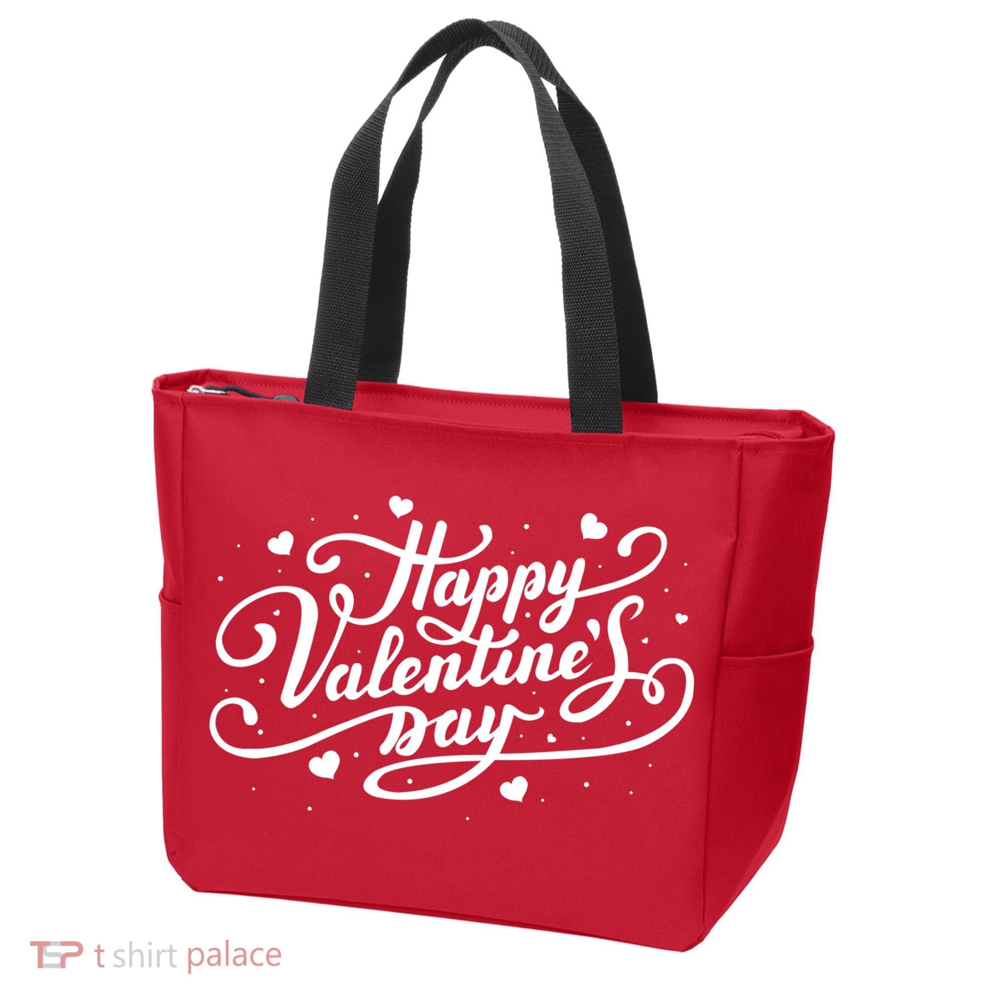 Happy Valentine's Day Simple Logo Tote Bag