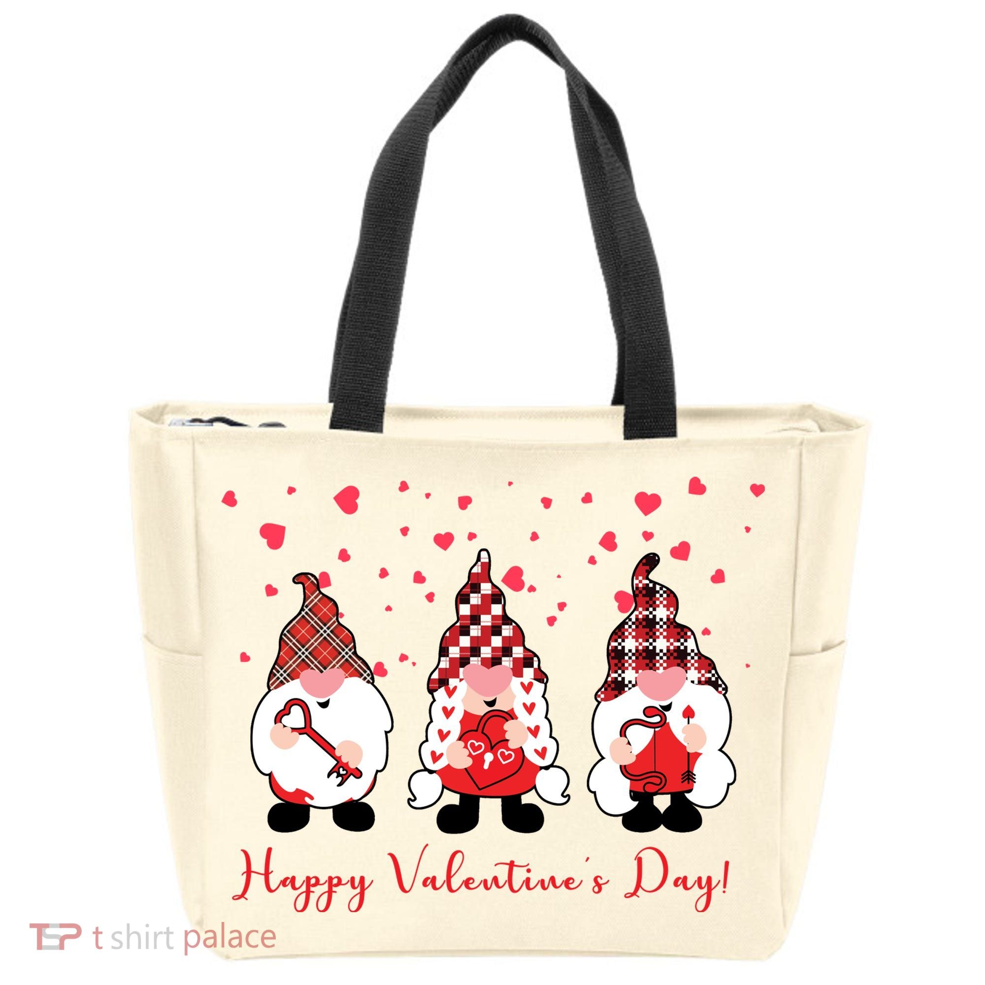 Happy Valentines Day Gnome Cute Gift Tote Bag