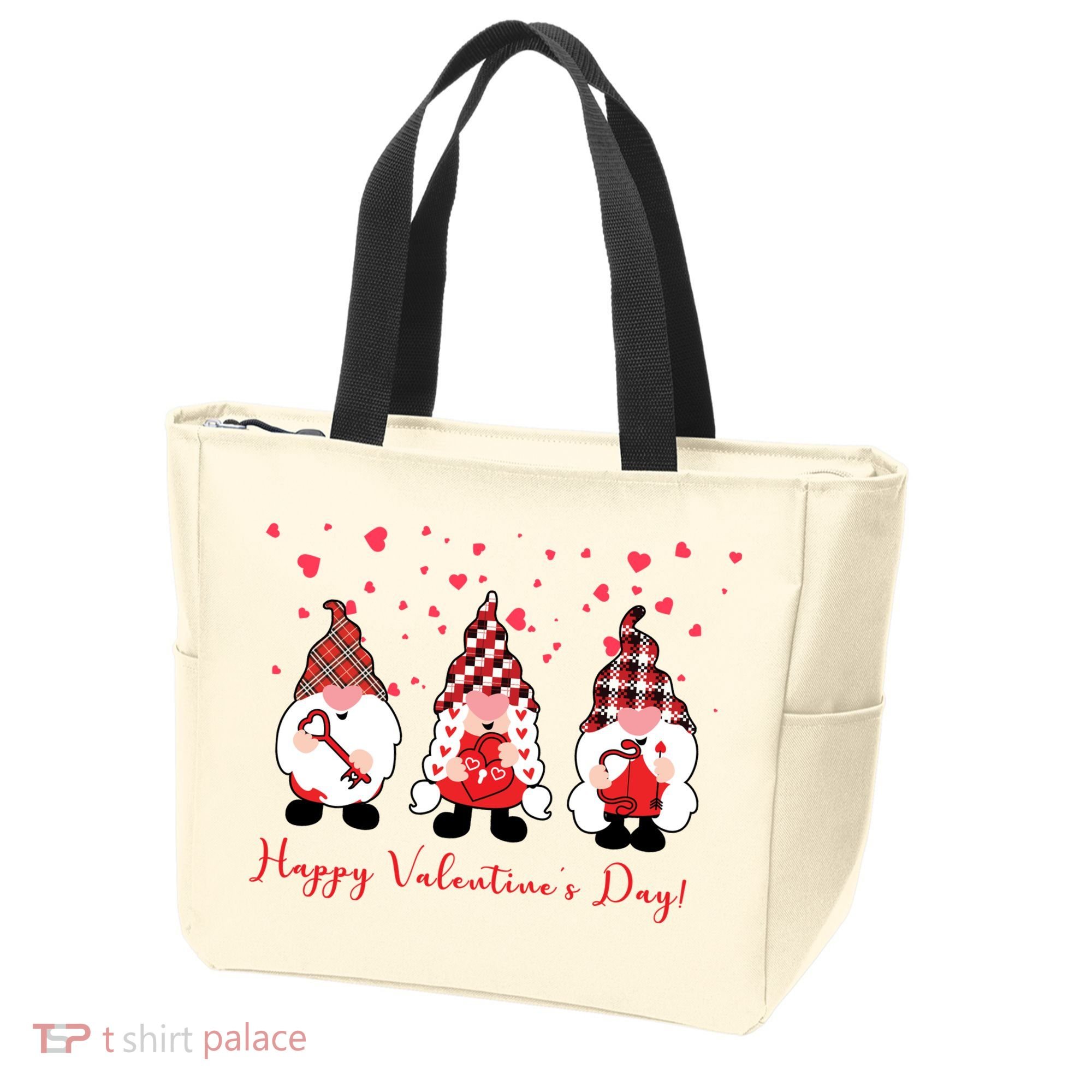 Happy Valentines Day Gnome Cute Gift Tote Bag