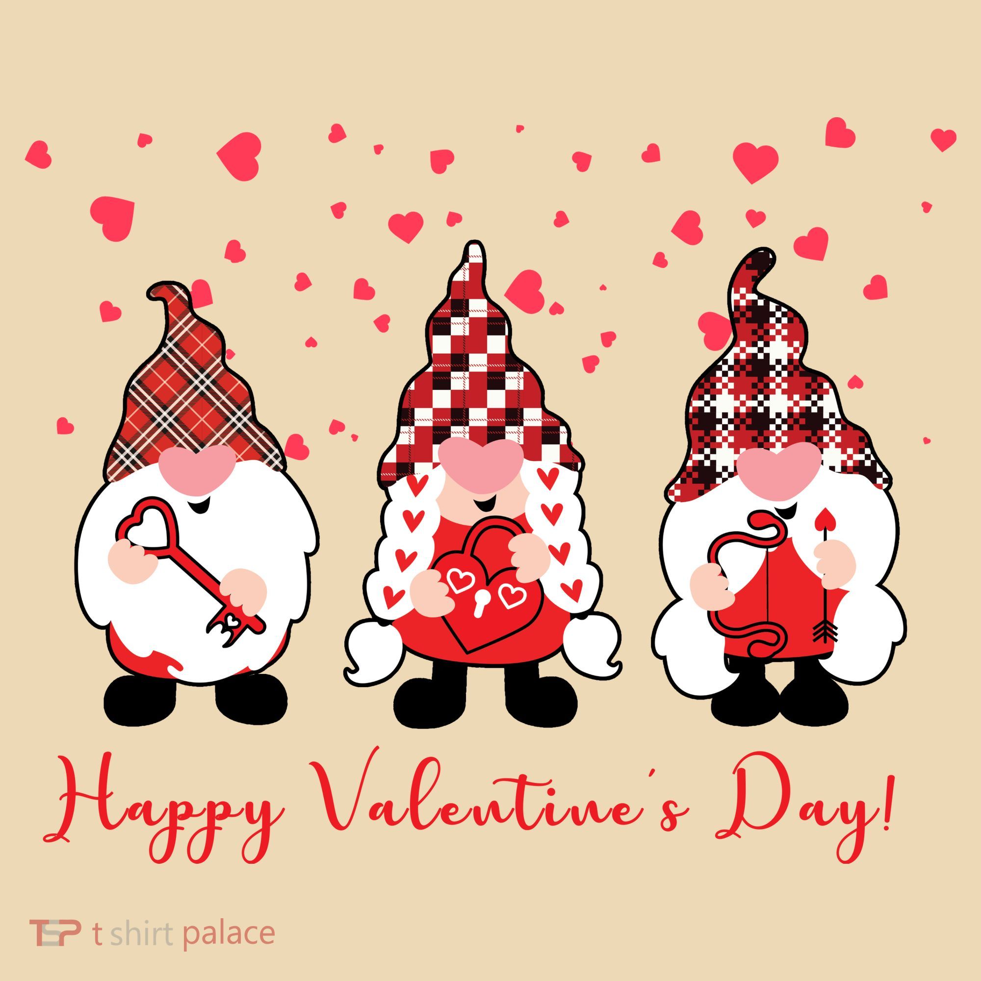 Happy Valentines Day Gnome Cute Gift Tote Bag