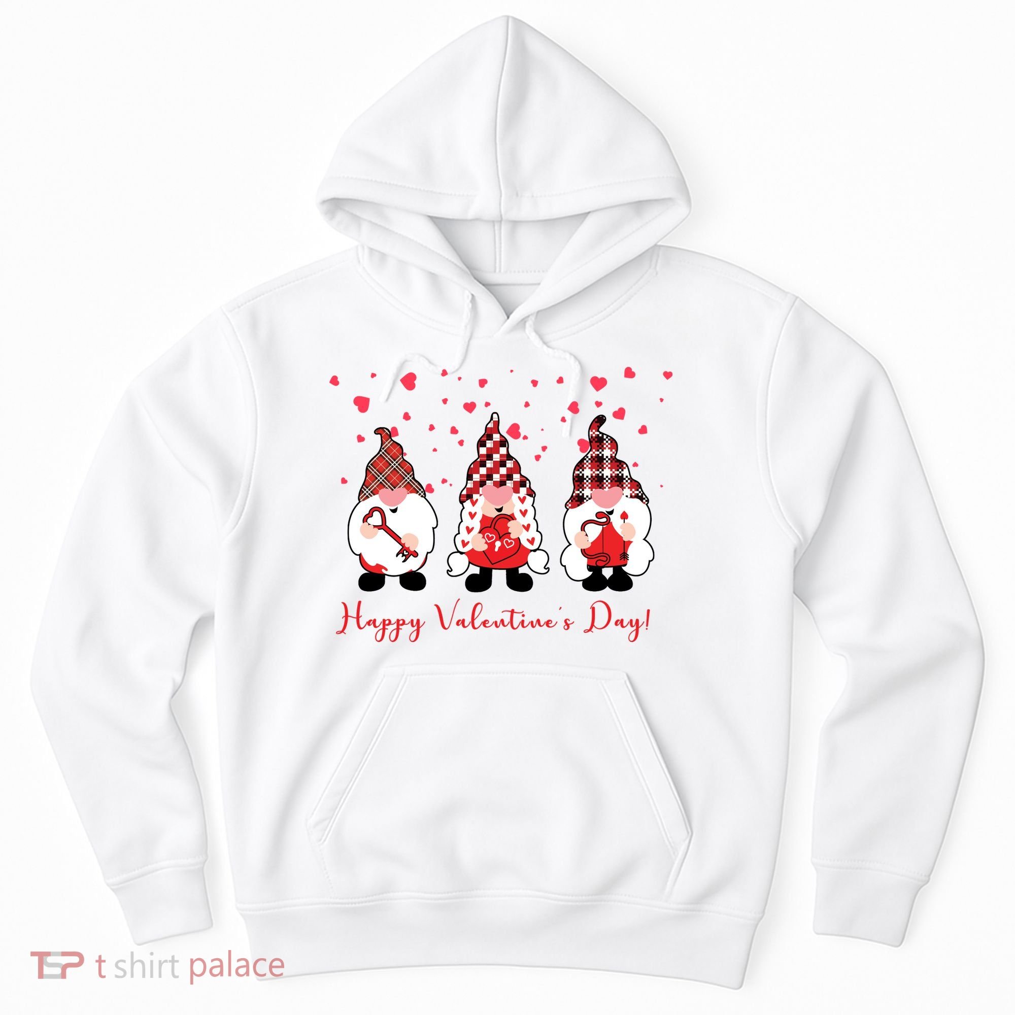 Happy Valentines Day Gnome Cute Gift Hoodie