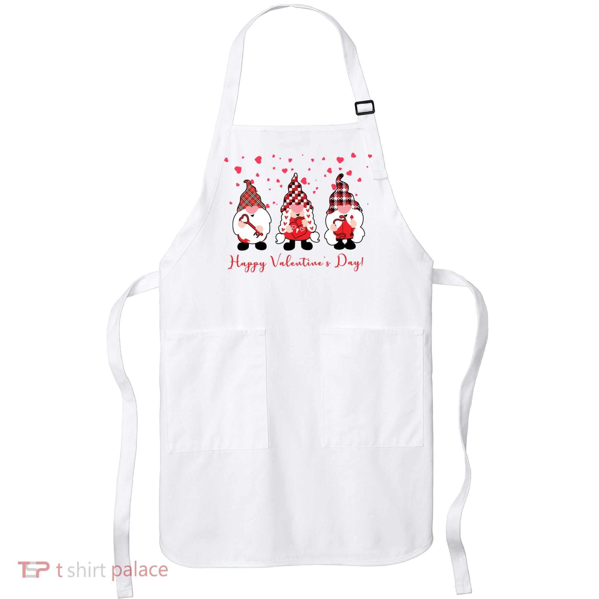 Happy Valentines Day Gnome Cute Gift Apron