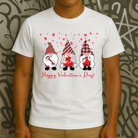 Happy Valentines Day Gnome Cute Gift T-Shirt thumb 3