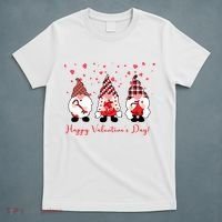 Happy Valentines Day Gnome Cute Gift T-Shirt thumb 5