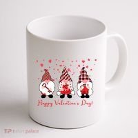Happy Valentines Day Gnome Cute Gift Coffee Mug thumb 1