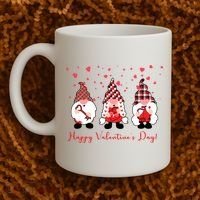 Happy Valentines Day Gnome Cute Gift Coffee Mug thumb 2