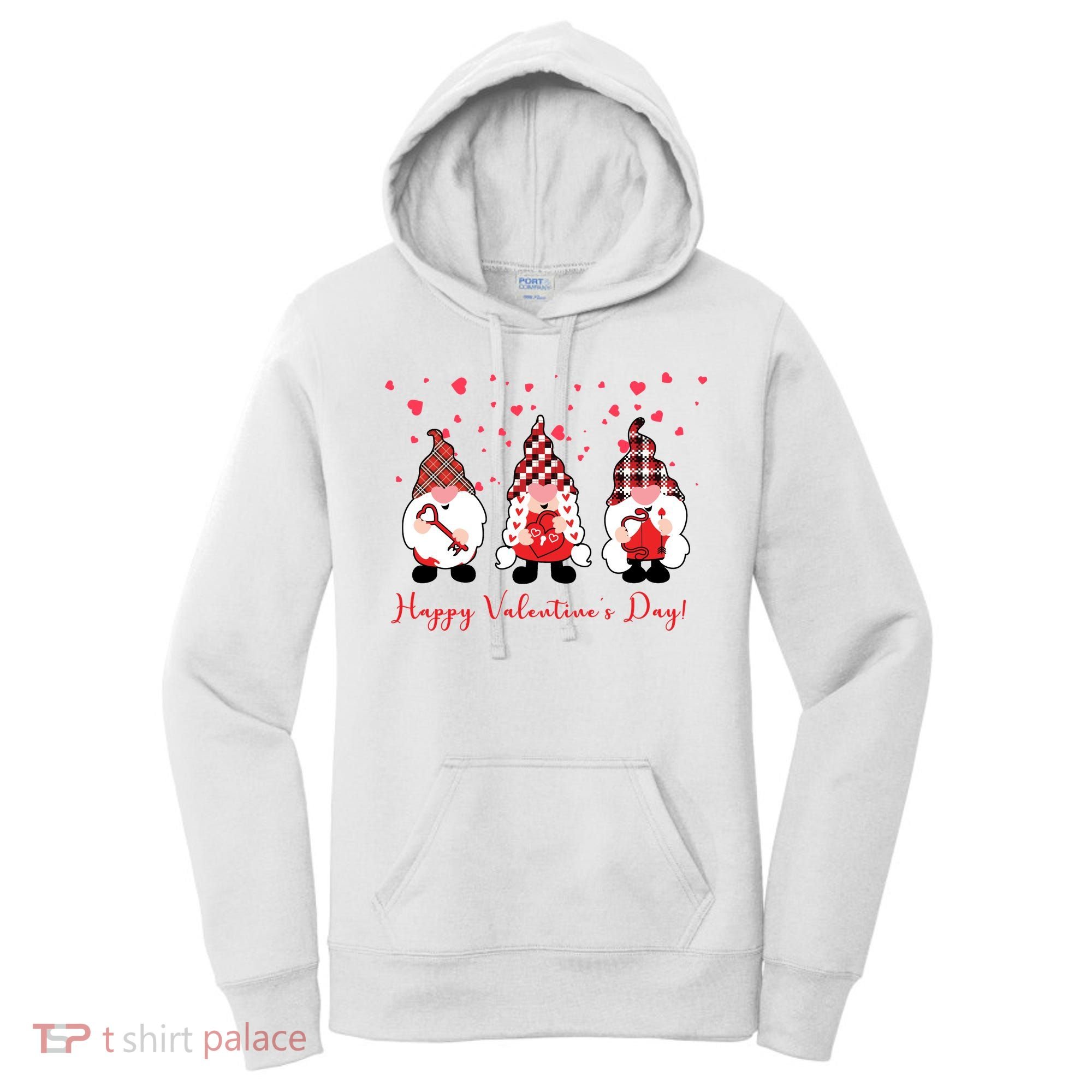 Happy Valentines Day Gnome Cute Gift Women's Hoodie