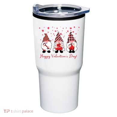 Happy Valentines Day Gnome Cute Gift Tumbler