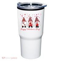 Happy Valentines Day Gnome Cute Gift Tumbler thumb 0