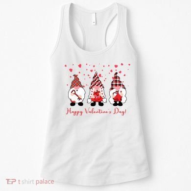 Happy Valentines Day Gnome Cute Gift Women's Tank Top