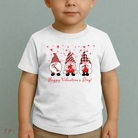 Happy Valentines Day Gnome Cute Gift Toddler T-Shirt thumb 2