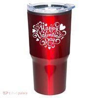 Happy Valentines Day Shaped Heart Tumbler thumb 0