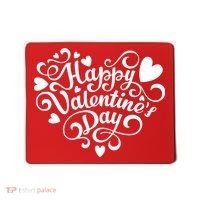 Happy Valentines Day Shaped Heart Mousepad thumb 0
