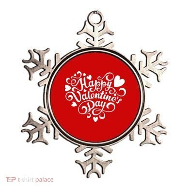 Happy Valentines Day Shaped Heart Ornament
