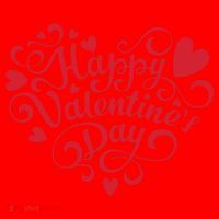 Happy Valentines Day Shaped Heart Santa Hat thumb 1