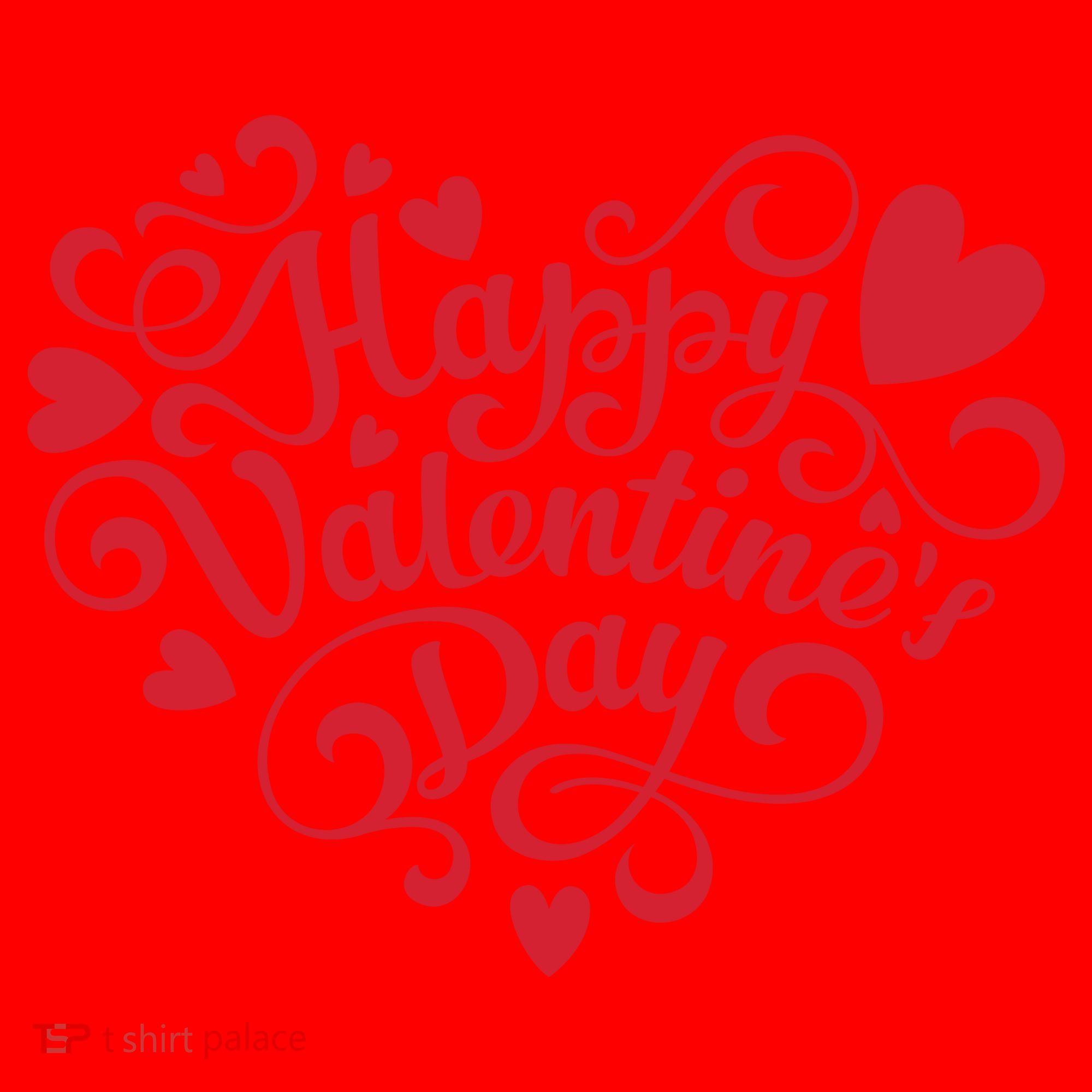 Happy Valentines Day Shaped Heart Santa Hat