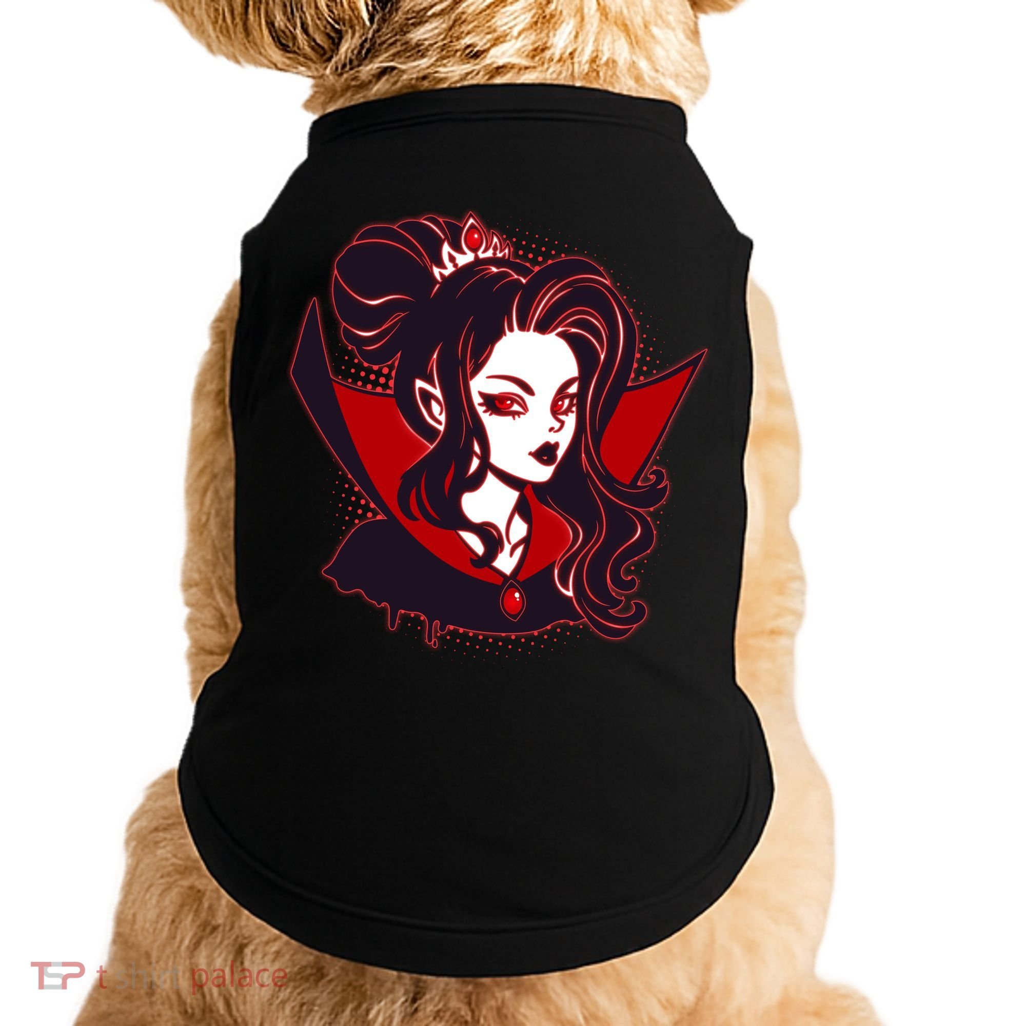 Halloween Dracula Vampire Princess Doggie Tank