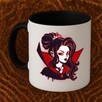 Halloween Dracula Vampire Princess Coffee Mug thumb 2