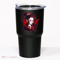 Halloween Dracula Vampire Princess Tumbler thumb 0