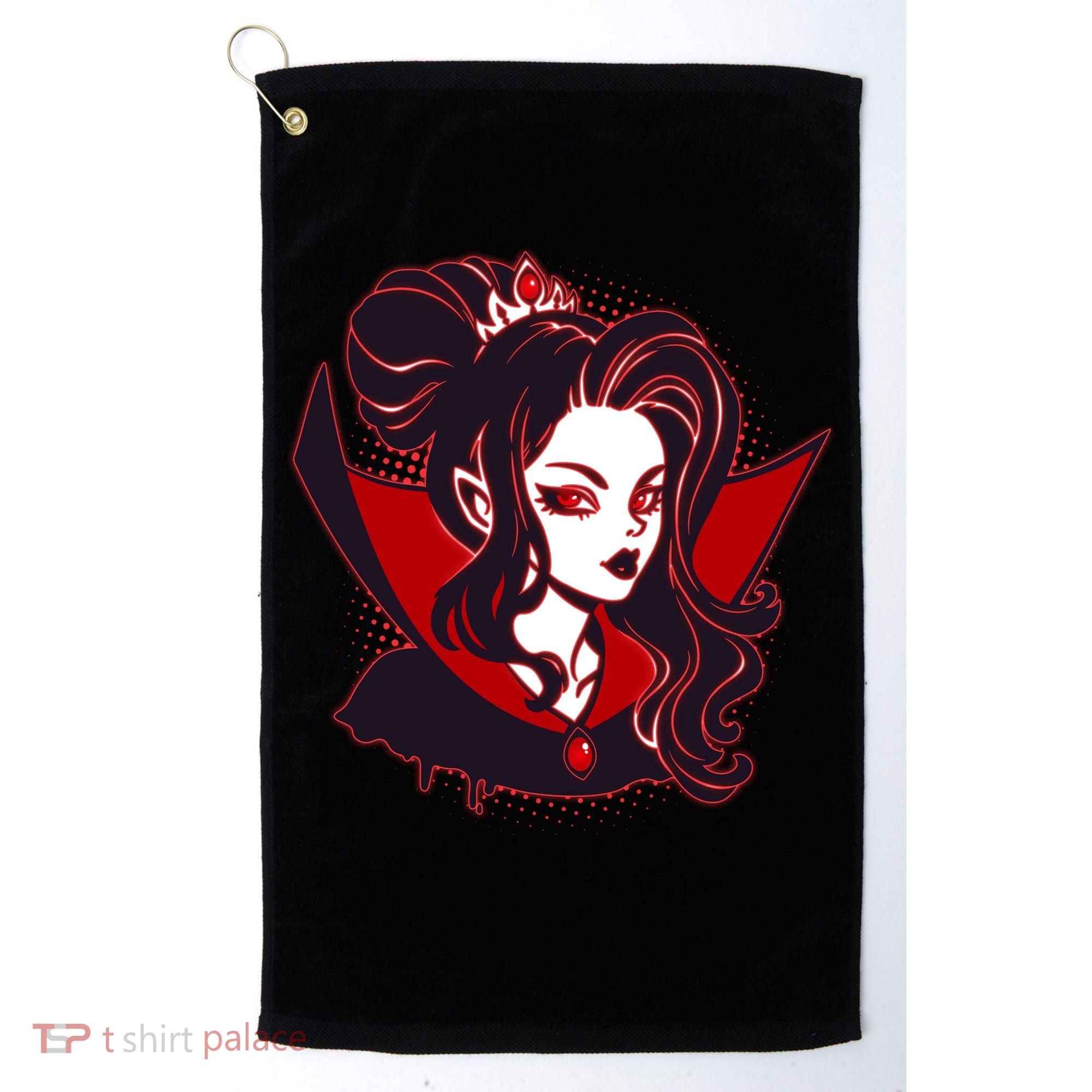 Halloween Dracula Vampire Princess Golf Towel