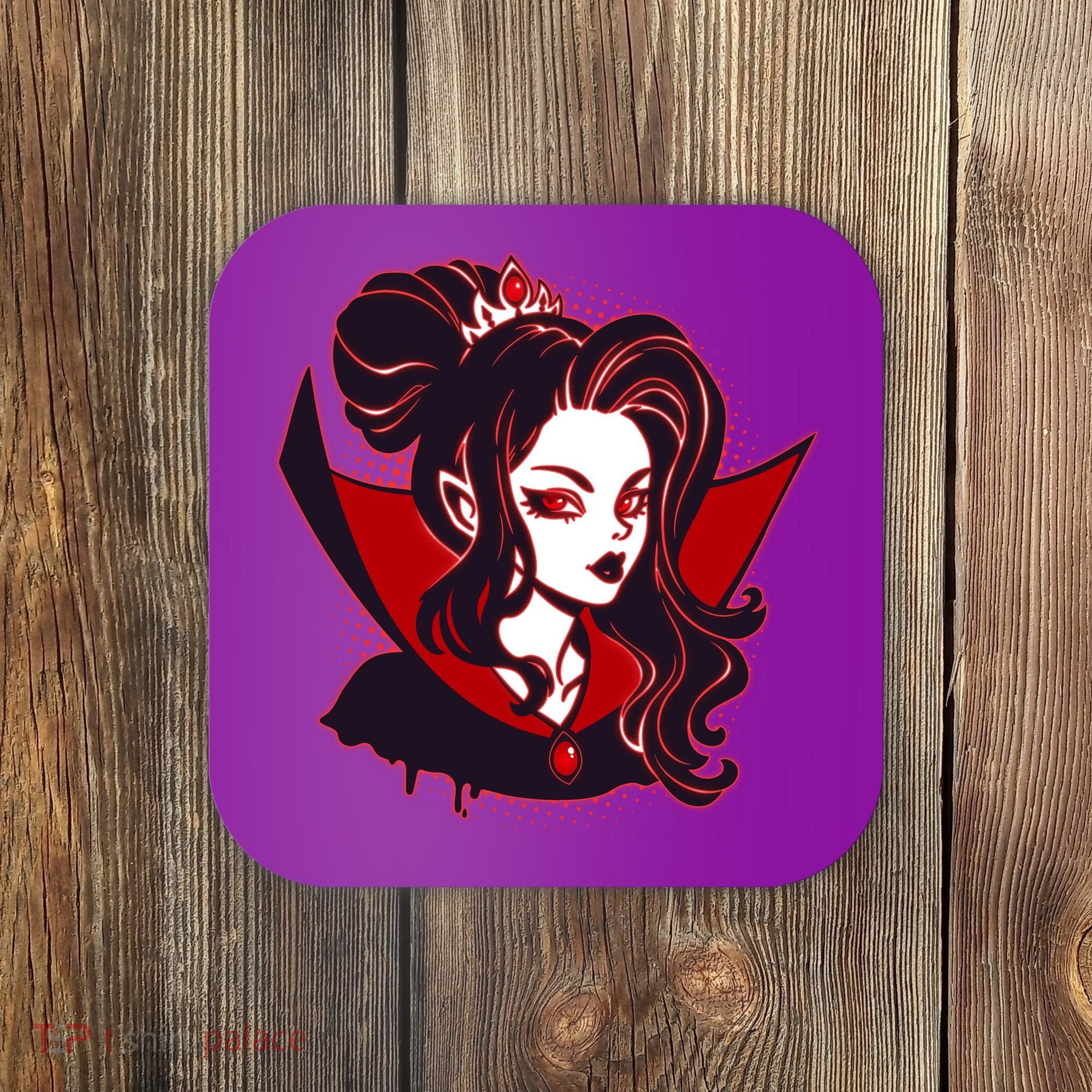Halloween Dracula Vampire Princess Coaster