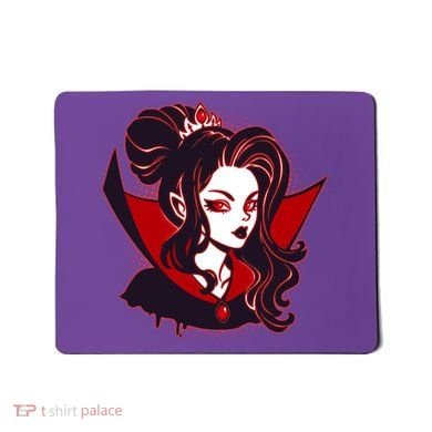 Halloween Dracula Vampire Princess Mousepad