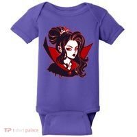 Halloween Dracula Vampire Princess Baby Bodysuit thumb 0