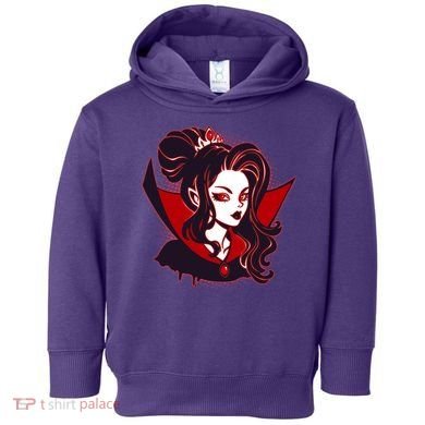 Halloween Dracula Vampire Princess Toddler Hoodie