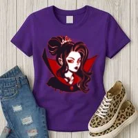 Halloween Dracula Vampire Princess Women's T-Shirt thumb 3