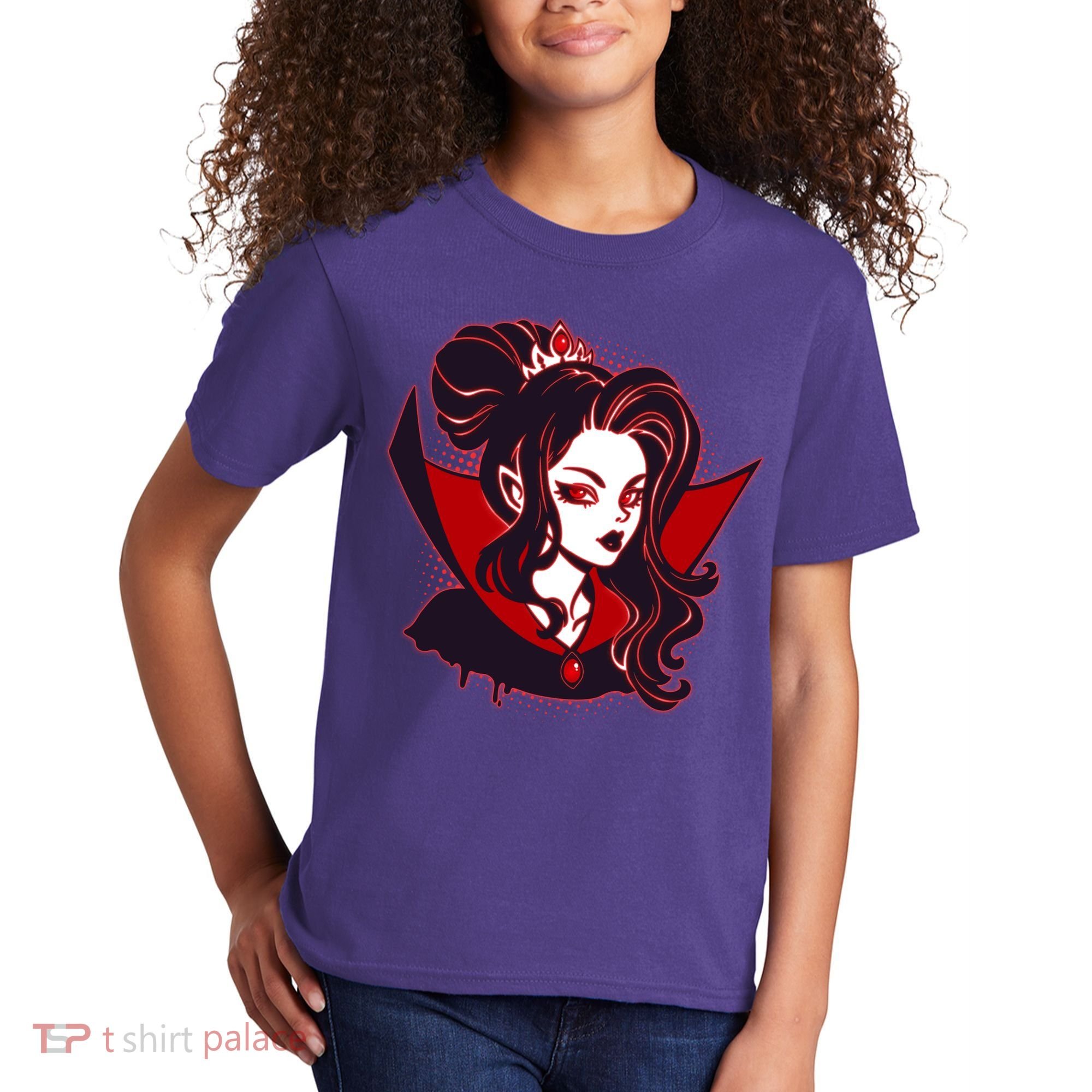 Halloween Dracula Vampire Princess Kids T-Shirt