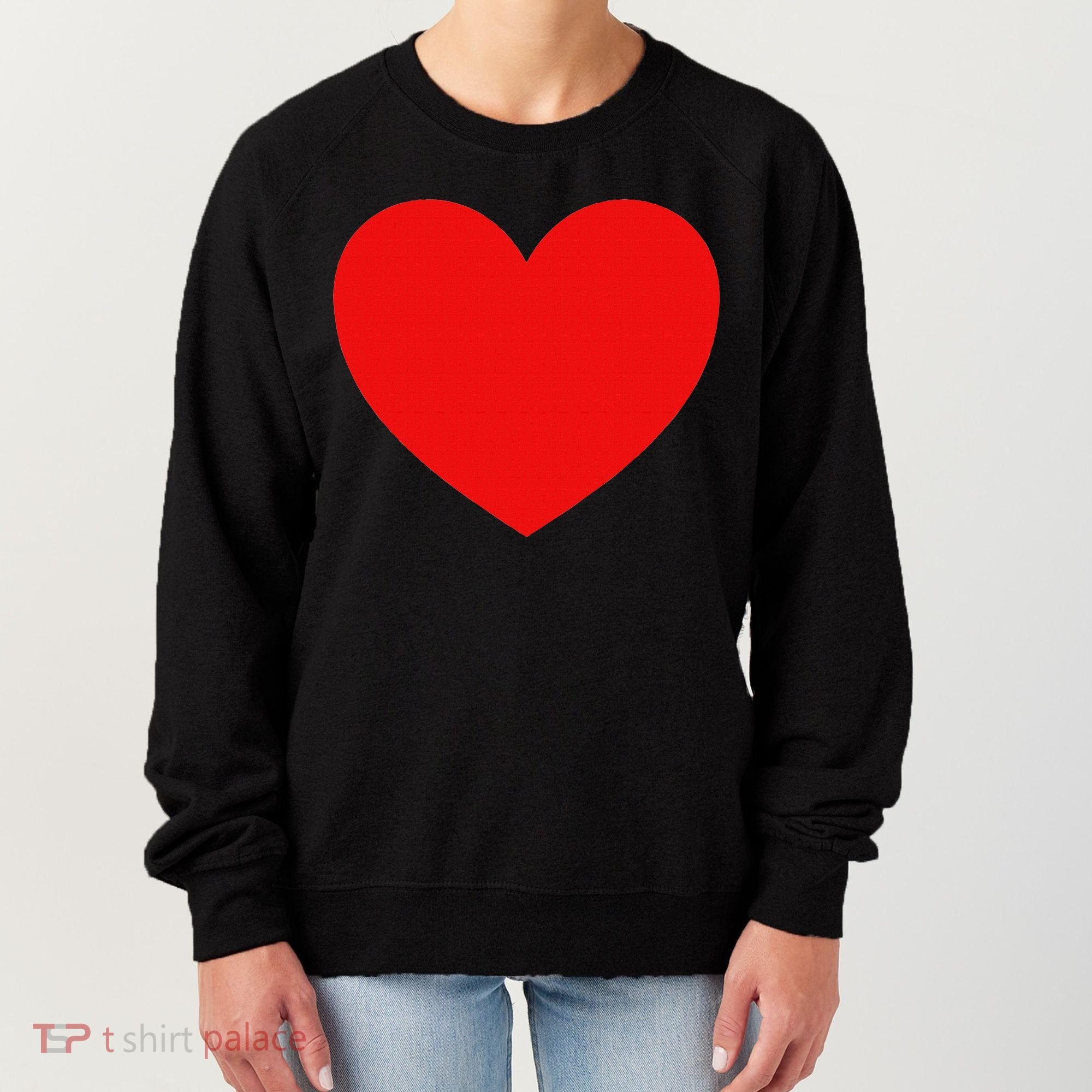 Heart Valentines Day Graphic Novelty Love Heart Women's Sweatshirt