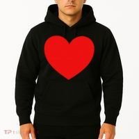Heart Valentines Day Graphic Novelty Love Heart Hoodie thumb 2