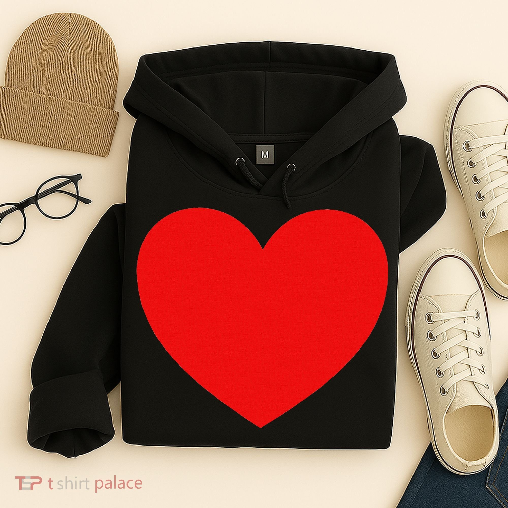 Heart Valentines Day Graphic Novelty Love Heart Hoodie